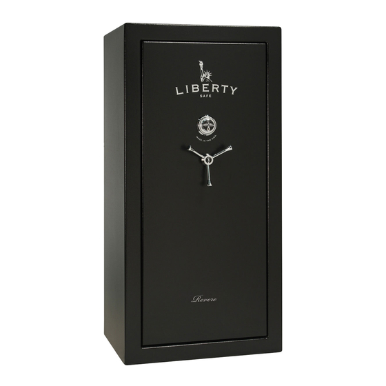 LIBERTY SAFE REVERE QUICK START MANUAL Pdf Download | ManualsLib