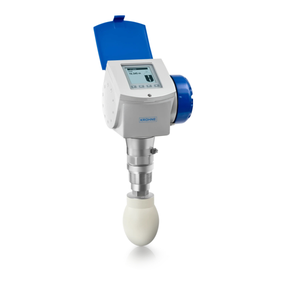 KROHNE OPTIWAVE 6300 C Technical Data Sheet
