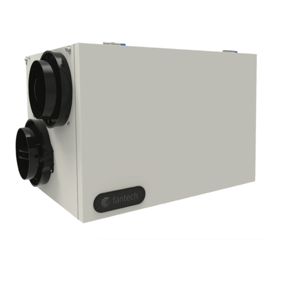Fantech SER150 Installation Manual