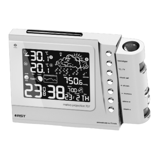 RST METEO PROJECTION 705 Instruction Manual