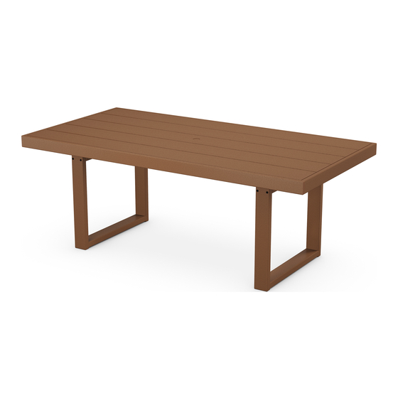 Polywood EDGE EMT4078 Assembly Instructions