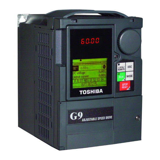 Toshiba G9 Installation And Operation Manual