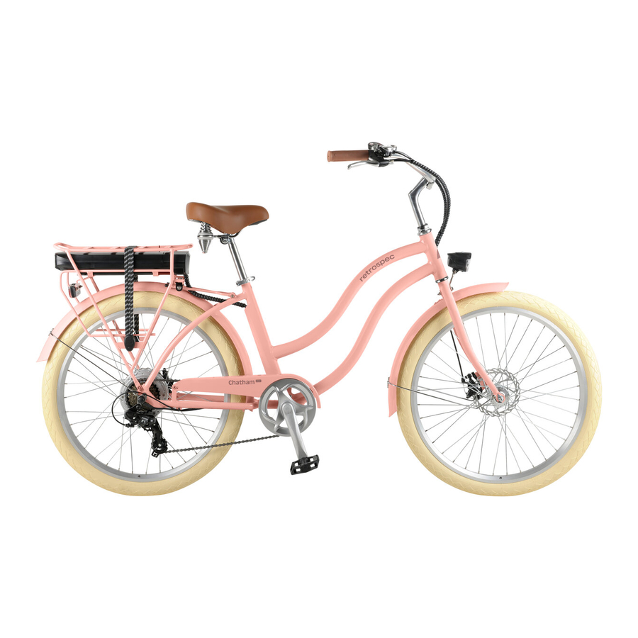 Retrospec Chatham Rev - Electric Bike Manual
