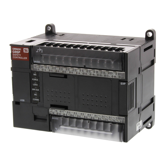 Omron G9SP Series Reference Manual