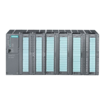 Siemens SIMATIC S7-300 Module data Manual
