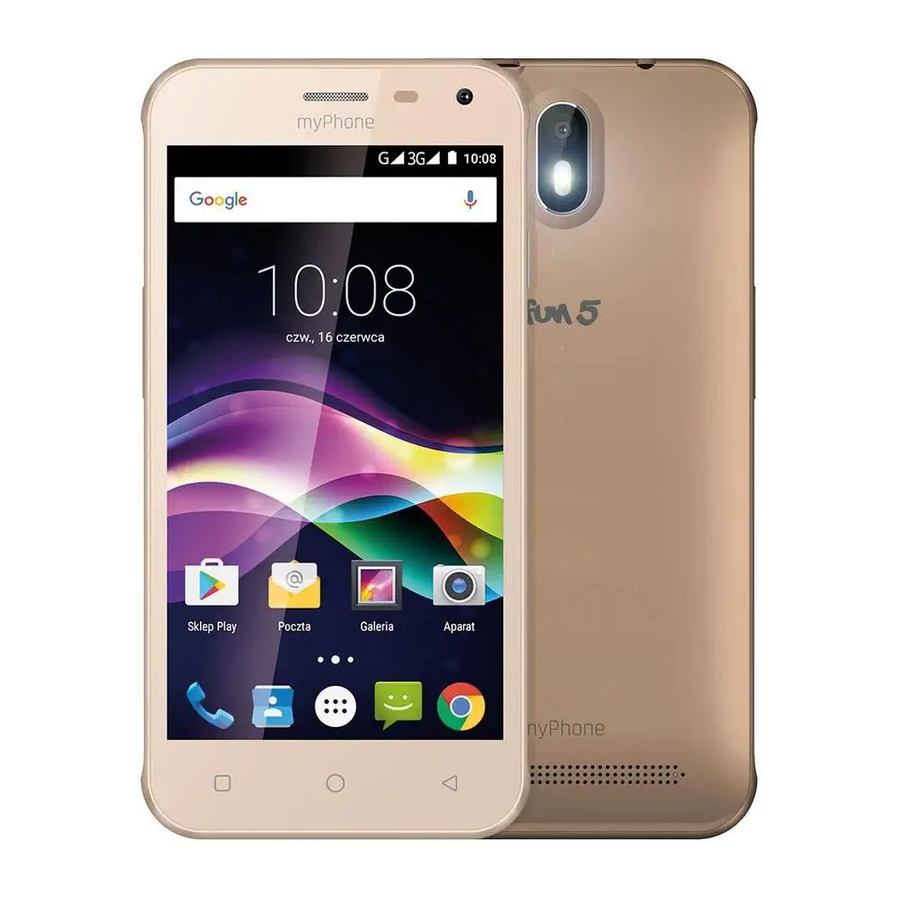 myPhone FUN 5 User Manual