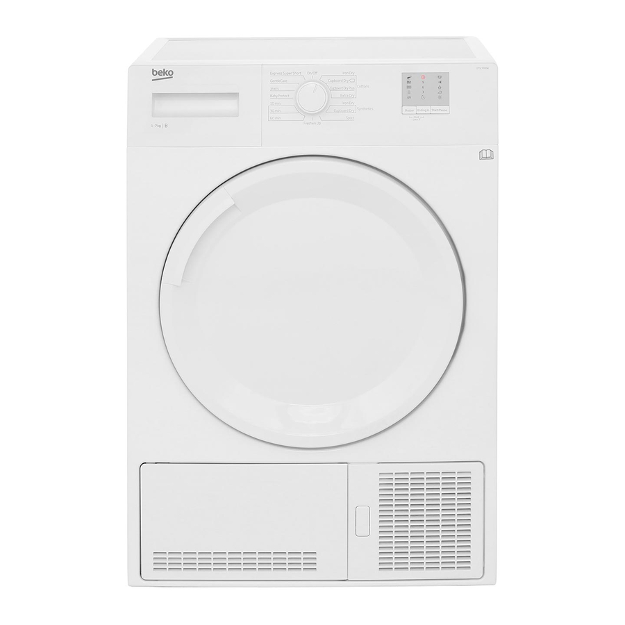 Beko DTGC8000W Manuals