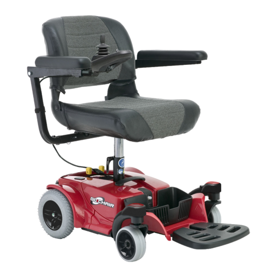 Pride Mobility 1400 Owner's Manual