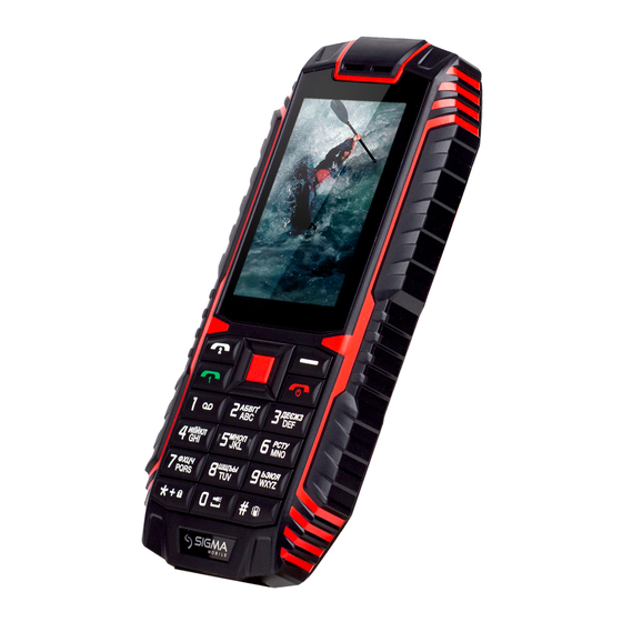 Sigma mobile X-treme DT68 Manuals