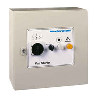 Nederman Fan Starter 5.5 Instruction Manual