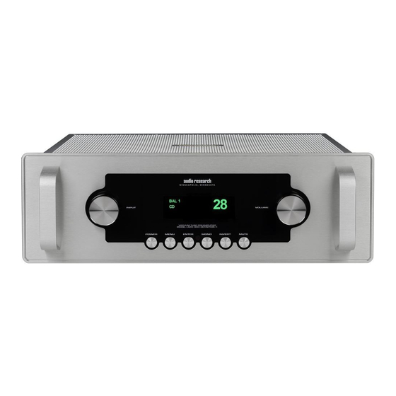 Audio Research LS28 User Manual
