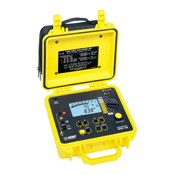 AEMC instruments 1060 Replacement Manual