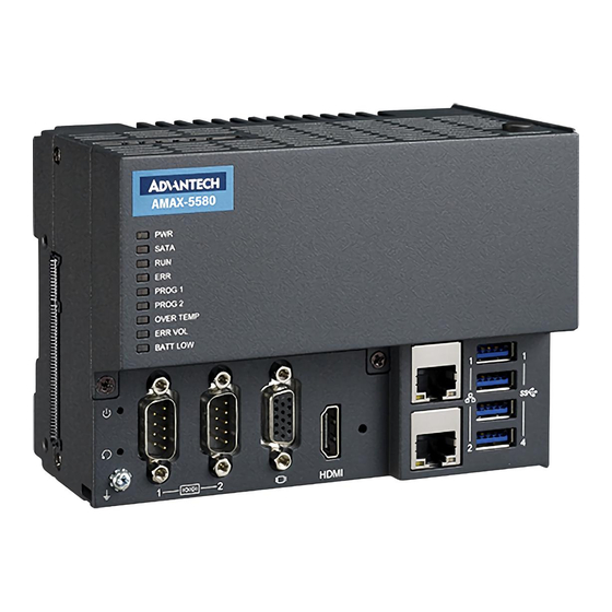 ADVANTECH AMAX-5580 USER MANUAL Pdf Download | ManualsLib