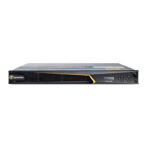 SYMANTEC PROXYSG S200 QUICK START MANUAL Pdf Download ManualsLib