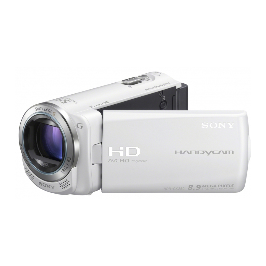 SONY HANDYCAM HOW TO USE MANUAL Pdf Download ManualsLib