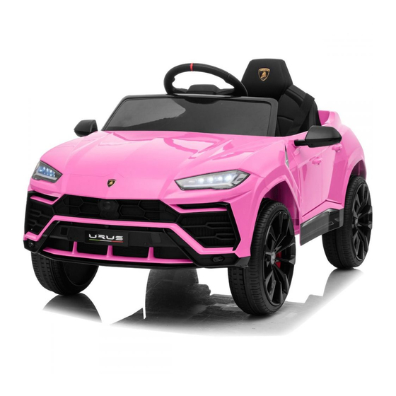 lamborghini urus ride on car instructions