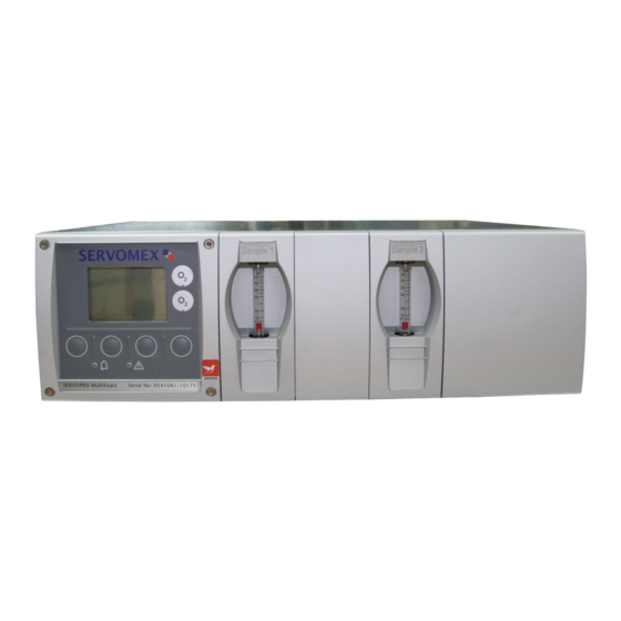 SERVOMEX SERVOPRO MULTIEXACT OPERATOR'S MANUAL Pdf Download ManualsLib