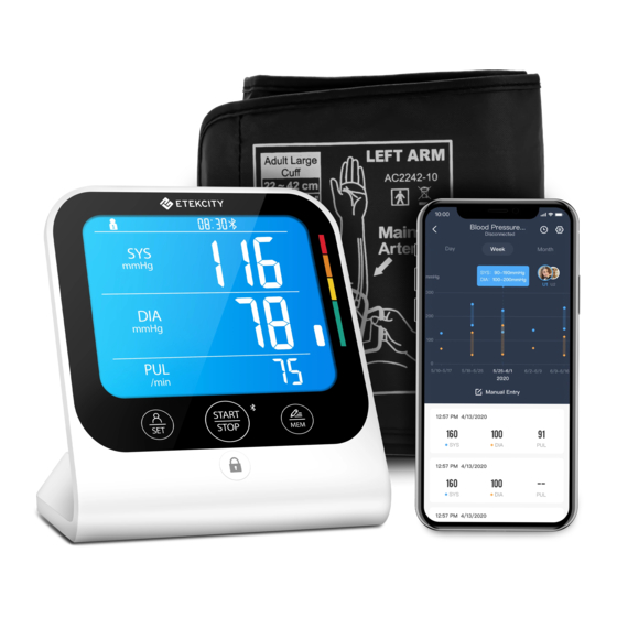 ETEKCITY TENS UNIT USER MANUAL Pdf Download