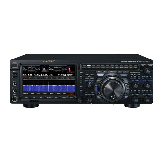 YAESU FT-DX101D QUICK START MANUAL Pdf Download | ManualsLib