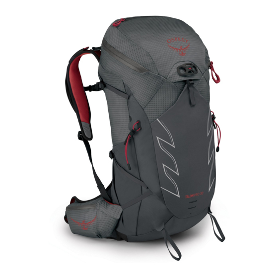 Osprey TALON TEMPEST PRO 30 Owner's Manual