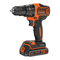 Cordless drill Black & Decker BDCDD220C Instruction Manual
