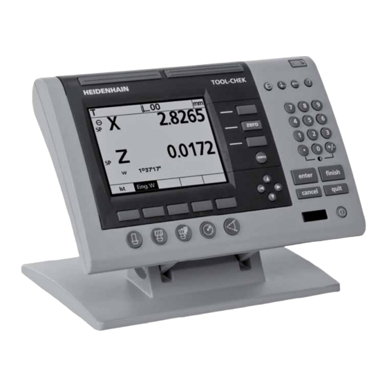 HEIDENHAIN ND 1202T TOOL-CHEK Installation Instructions Manual