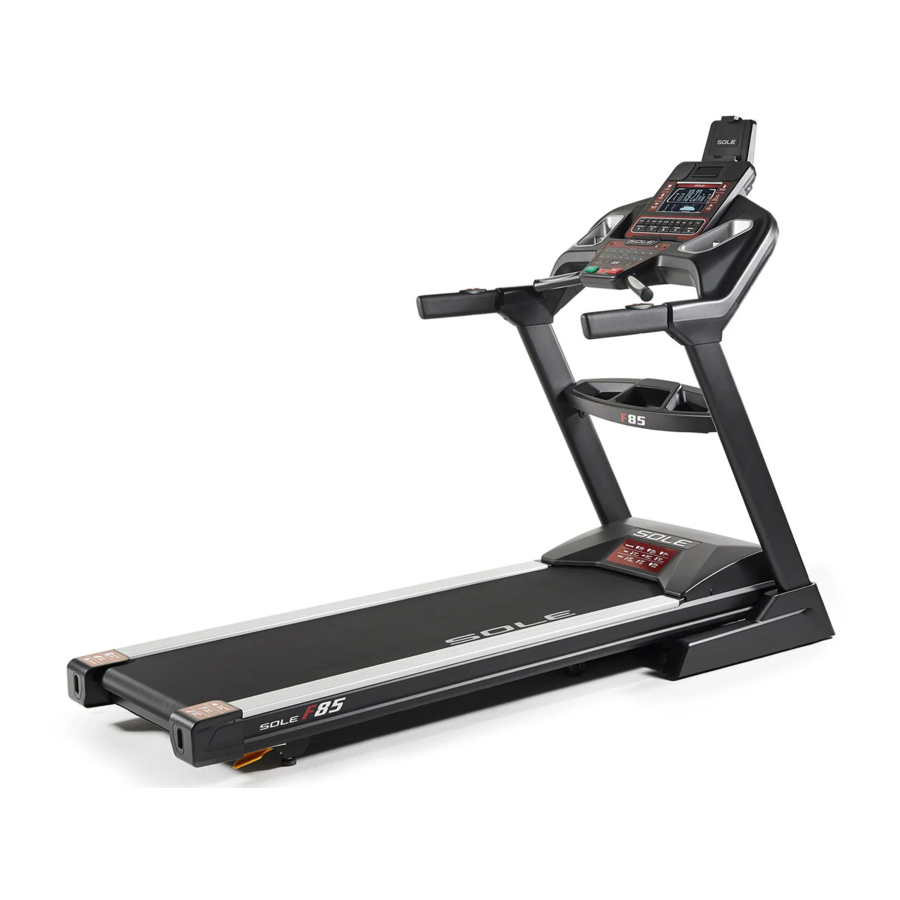 Sole Fitness F85 Manual