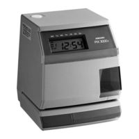 Amano PIX-3000x Series Operation Manual