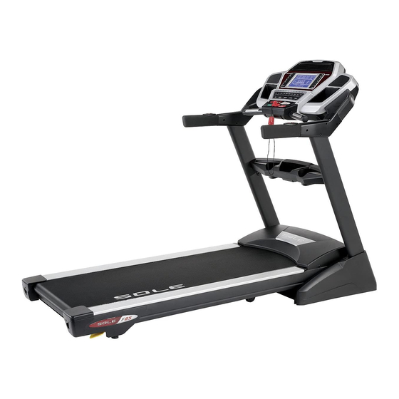 Sole f65 treadmill online manual