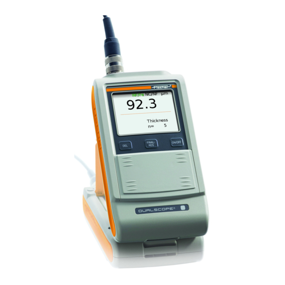 FISCHER ISOSCOPE FMP10 Operator's Manual
