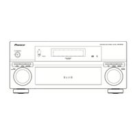 Pioneer Elite VSX-84TXSi Operating Instructions Manual