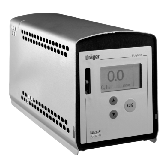 Dräger Polytron 7500 Instructions For Use Manual