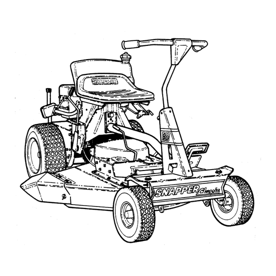 Snapper 260610T Safety Instructions & Operator's Manual