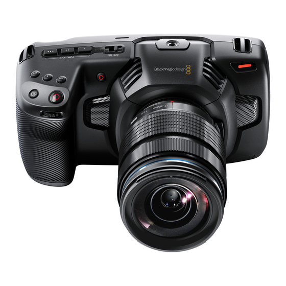 Blackmagicdesign Pocket Cinema Camera 6K Installation And Operation Manual