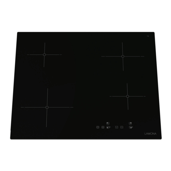 lamona lam1803 60cm black electric induction hob