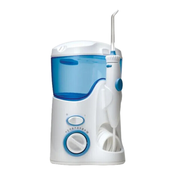 Waterpik Water Flosser Wp 120 Series Quick Start Manual Pdf Download