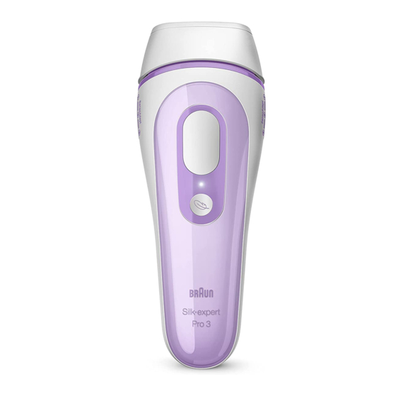 Braun Silk expert Pro3 Manual