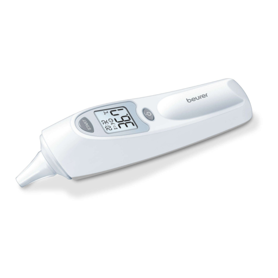 BEURER MEDICAL FT 58 INSTRUCTIONS FOR USE MANUAL Pdf Download ManualsLib