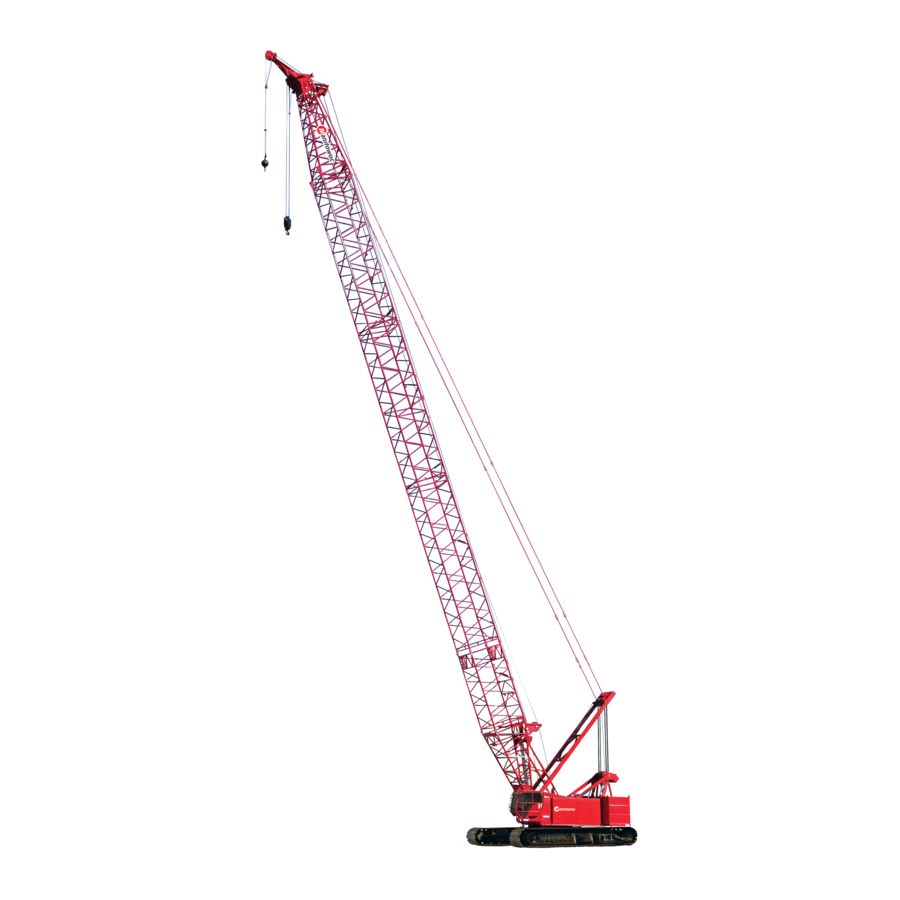 Crane Lifting Frame Set w/Straps In Authentic Manitowoc Red 1/87th 