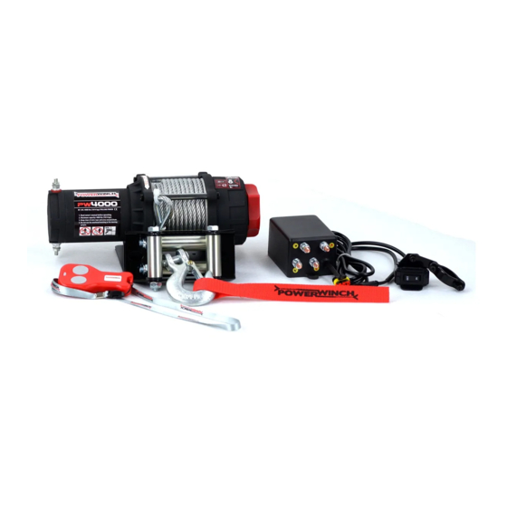 POWERWINCH PW2000 INSTRUCTION MANUAL Pdf Download ManualsLib