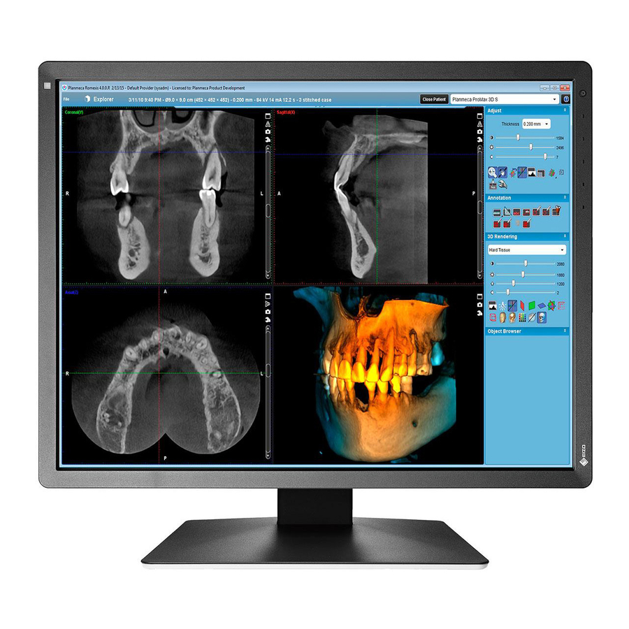 Eizo RadiForce MX216 Installation Manual
