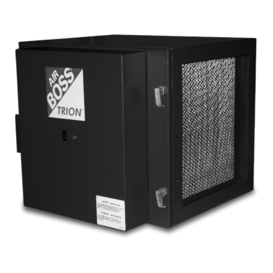 TRION AIR BOSS T SERIES INSTRUCTIONS MANUAL Pdf Download ManualsLib