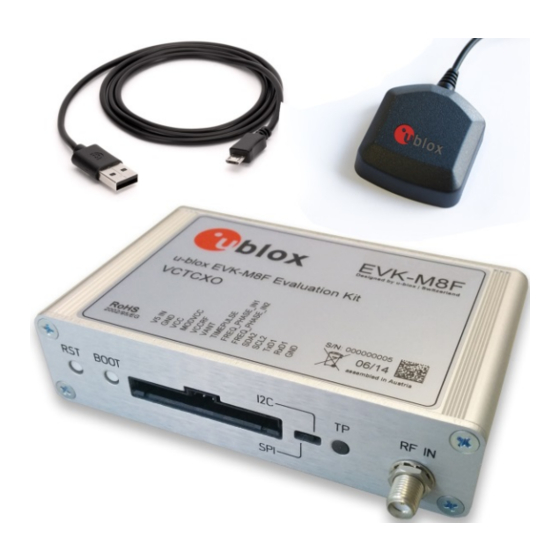 UBLOX EVK-M8F-0-00 USER MANUAL Pdf Download | ManualsLib