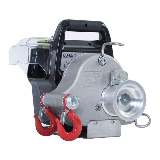 PORTABLE WINCH CAPSTAN WINCH PCW3000LI USER MANUAL Pdf Download