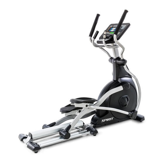 Spirit Commercial CE800ENT Elliptical Manuals