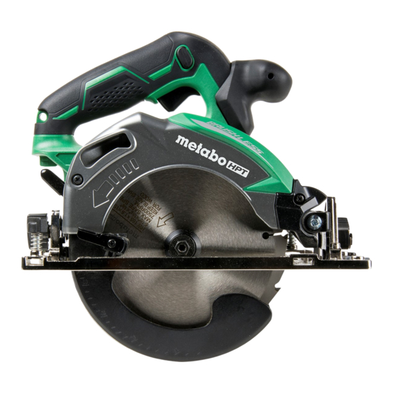 Metabo HPT C18DBAL Safety Instructions And Instruction Manual