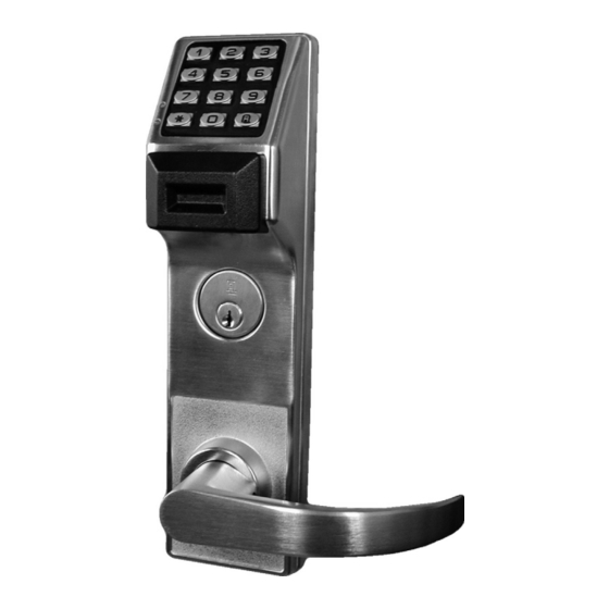 Alarm Lock Wireless Networx PDLN4100 Programming Instructions Manual