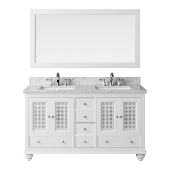 Exclusive Heritage BV-10060D-WMWH Installation Manual