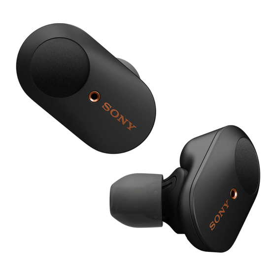 Sony WF-1000XM3 Faq