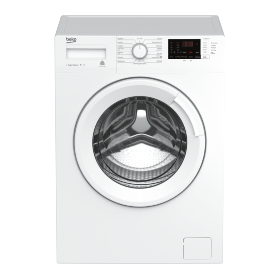 Beko WTX71232W Manuals